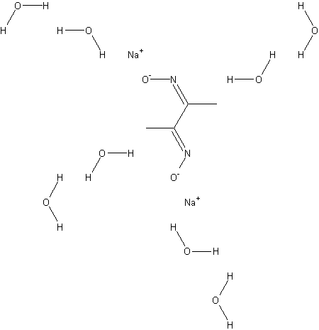 丁二酮肟二钠盐八水结构式