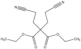 双氰乙基丙二酸二乙酯结构式