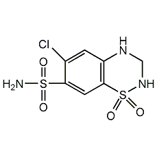 氢氯噻嗪结构式