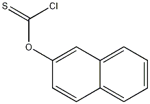 硫代氯甲酸-O-2-萘酯结构式