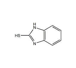 1H-苯并咪唑-2-硫醇结构式