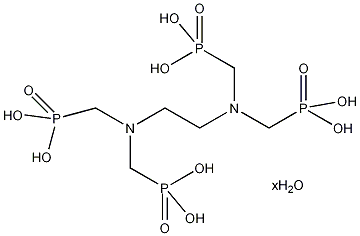 N,N,N',N'-乙二胺四甲叉膦酸水合物结构式