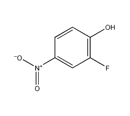 2-氟-4-硝基苯酚结构式