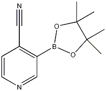 4-氰基吡啶-3-硼酸频哪醇酯结构式