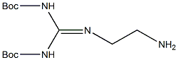 2-(2-氨基乙基)-1,3-二叔丁氧羰基胍结构式