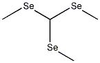 三(甲基硒)甲烷结构式