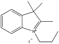 2,3,3-三甲基-1-丙基-3H-吲哚碘结构式