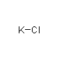 氯化钾结构式