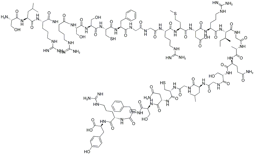 人重组型α-心房尿钠肽结构式