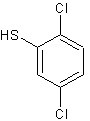 2,5-二氯苯硫酚结构式