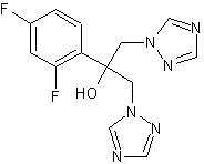 氟康唑结构式