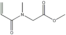 N-丙烯酰肌胺酸甲酯结构式