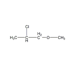 2-氯丙基甲醚结构式