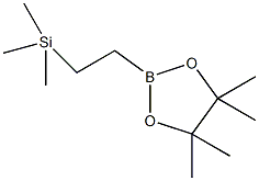 2-三甲基硅基-1-乙基硼酸 频哪醇 酯结构式