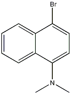 1-溴-4-(二甲基氨基)萘结构式