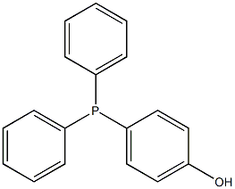 (4-羟基苯基)二苯基膦结构式
