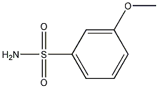 3-甲氧基苯磺酰胺结构式