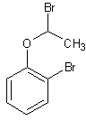 1-(2-溴乙氧基)-2-溴苯结构式