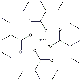 2-乙基己酸锆(IV)结构式