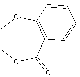2,3-二氢-5H-1,4-苯并二氧蒎-5-酮结构式