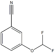 3-(二氟甲氧基)苯甲腈结构式