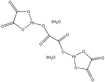 草酸镱(III)  草酸六水化物结构式