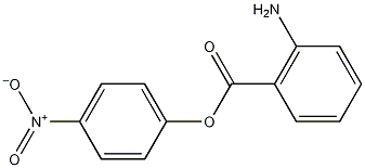 对硝基苯基邻氨基苯甲酸酯结构式