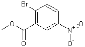 2-溴-5-硝基苯甲酸甲酯结构式