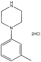 N-间甲苯基哌嗪二盐酸盐结构式