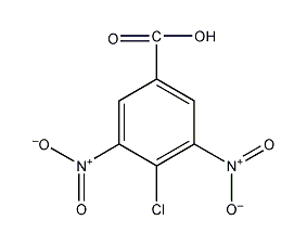 4-氯-3,5-二硝基苯甲酸结构式