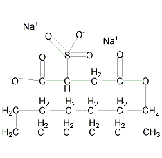 脂肪醇醚磺化琥珀酸酯钠盐结构式