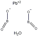 硼酸铅一水结构式