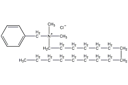 十六烷基苄基二甲基氯化铵结构式