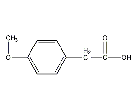 4-甲氧基苯乙酸结构式