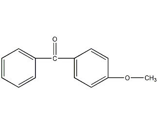 4-甲氧基二苯甲酮结构式