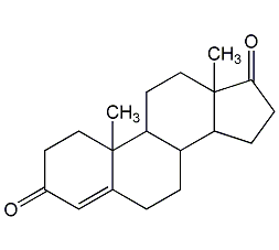 4-雄甾醇-3,17-二酮结构式
