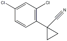1-(2,4-二氯苯基)-1-环丙氰化物结构式