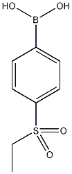 4-乙烷磺酰苯硼酸结构式