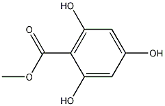 2,4,6-三羟基苯甲酸甲酯结构式