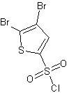 4,5-二溴噻吩-2-磺酰氯结构式