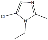 5-氯-1-乙基-2-甲基咪唑结构式