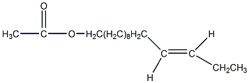 醋酸(E)-11-十四烯酯结构式