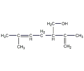 (2E,6S)-2,6-二甲基-2,7-辛二烯-1,6-二醇结构式