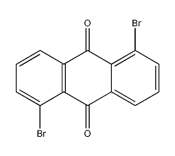1,5-二溴蒽醌结构式