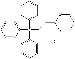 (1,3-二恶烷-2-基)乙基三苯基溴化膦结构式