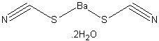 硫氰酸钡二水结构式