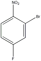 2-溴-4-氟-1-硝基苯结构式