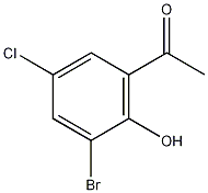 3'-溴-5'-氯-2'-羟基乙酮结构式