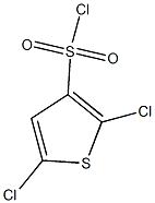 2,5-二氯噻吩-3-磺酰氯结构式