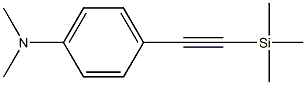N,N-二甲基-4-[(三甲基甲硅烷基)乙炔基]苯胺结构式